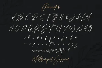 Rindu Alam - Signature Script Font