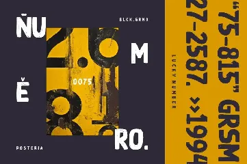 Black Ground font