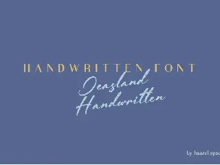 Jeasland Script font