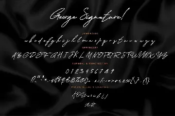 George Signature Wedding Font