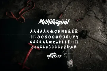 Bare Knuckles - Rawtype font