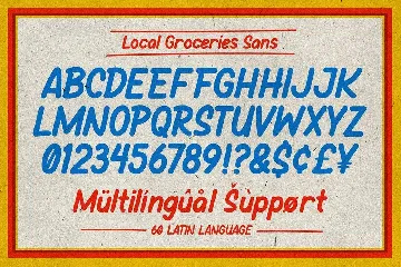 Local Groceries - Handwritten Font Duo