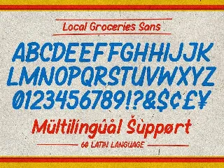 Local Groceries - Handwritten Font Duo