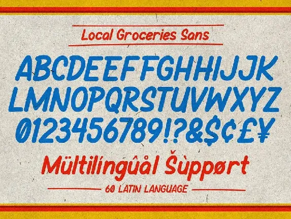 Local Groceries - Handwritten Font Duo