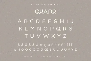 Quaro | Modern Display Sans font