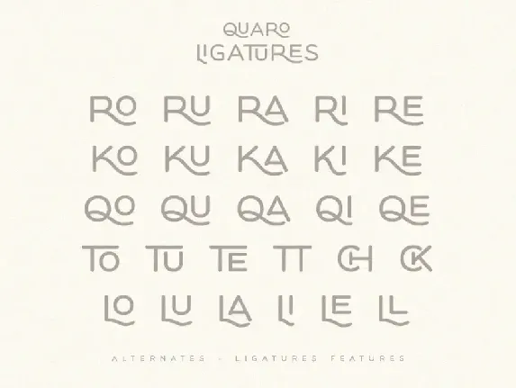 Quaro | Modern Display Sans font