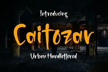 Caitozar Urban Handlettered Font