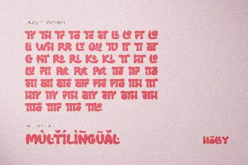 Holly font