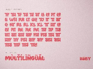 Holly font