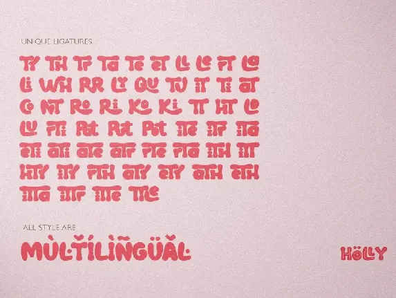 Holly font