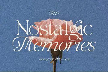 Nostalgic Memories font