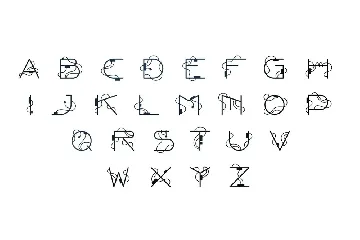 Cords | sci-fi font