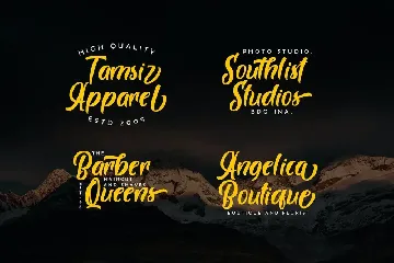 Brogads - Bold Script Retro Font