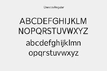 Daecca Sans Serif Font Family