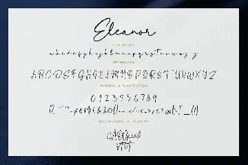 Eleanor Handwritten Wedding Font