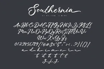 Southernia - An Elegant Script font