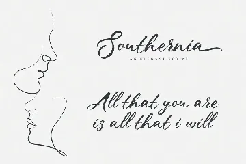 Southernia - An Elegant Script font