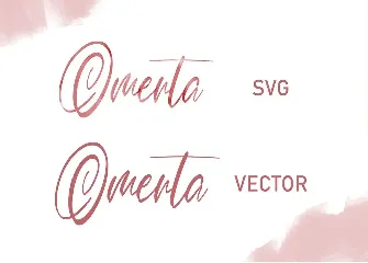 Omerta | Classy SVG Font