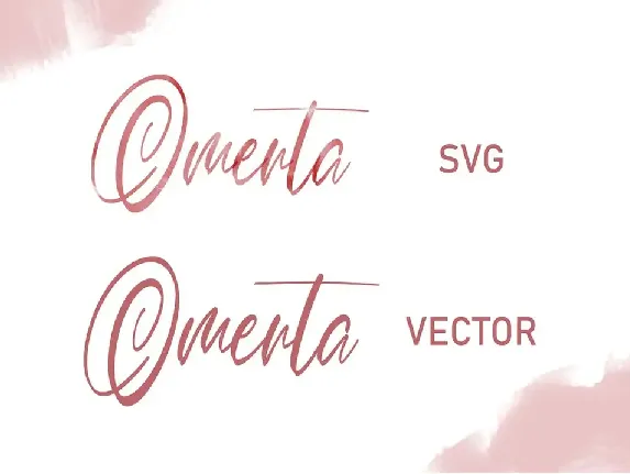 Omerta | Classy SVG Font