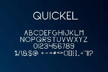 Quickel Font