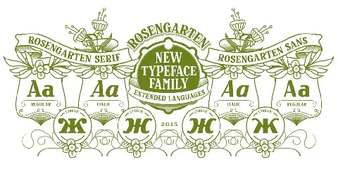 Rosengarten font