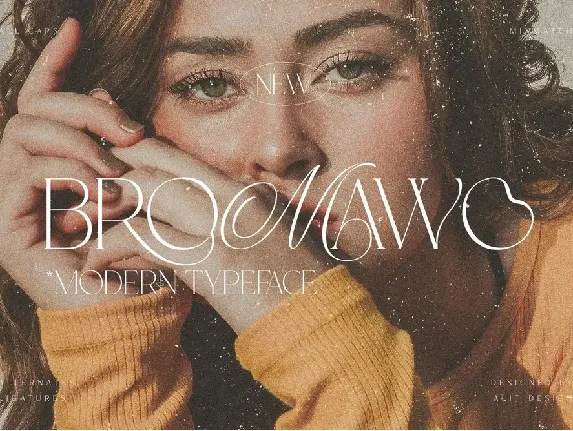 Bromawo elegant typeface font