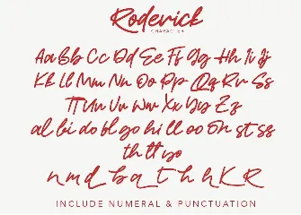 Roderick | Monoline Font