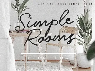 Antigua Presidente - Script Font