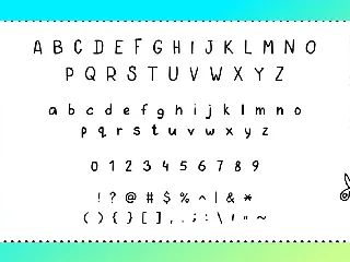 Doodic| font with doodle icons