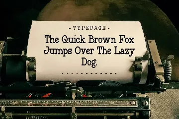 Duckies - A Typewriter Font