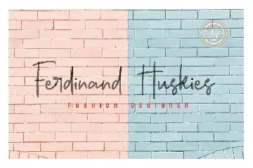 Bersihkan - Watercolor Signature SVG font