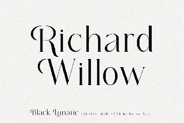 Black Lunatic | Elegant Serif Font