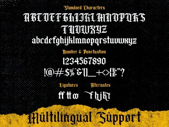 Wilson Wells - Blackletter Font