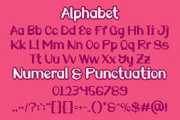 Gobble - A Modern Bubble Font