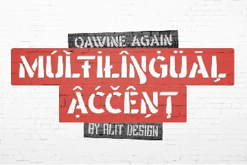 Qawine Again Typeface font