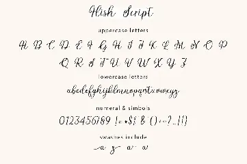 Flish Script font