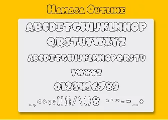 Hamasa Fun Display Font