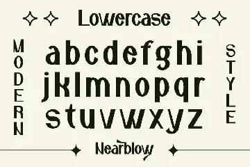 Nearblow font