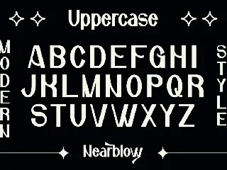 Nearblow font