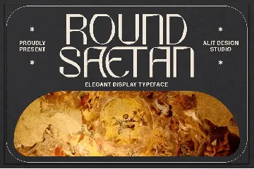 Round Saetan Typeface font