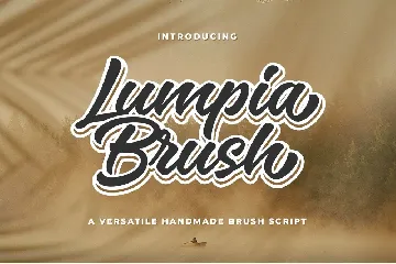 Lumpia Brush Script font