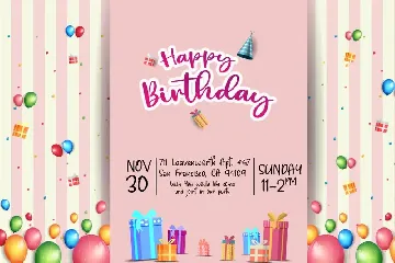 Birthday Dream font