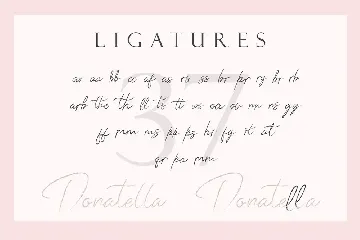 Donatella - Handwritten Signature font