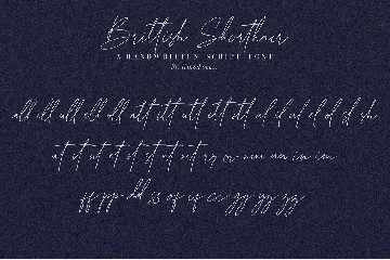 Brittish Shorthair Script font