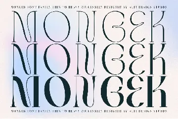 Mongek Typeface font