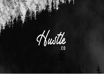 Hustle Faster Typeface font