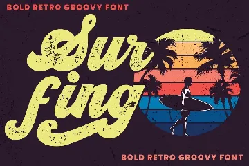 Vintage King - Bold Retro Font