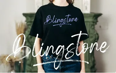 Blingstone - Handwritten Font