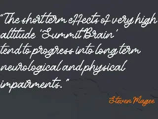 Bayhours Cursive Script Font