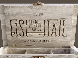 Fishtail font